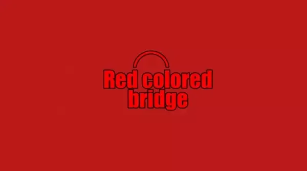 Red Colored Bridge